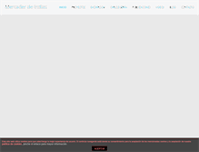 Tablet Screenshot of mercaderdeindias.com